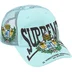 Supreme Crest Mesh Back 6-Panel - Light Blue (front)
