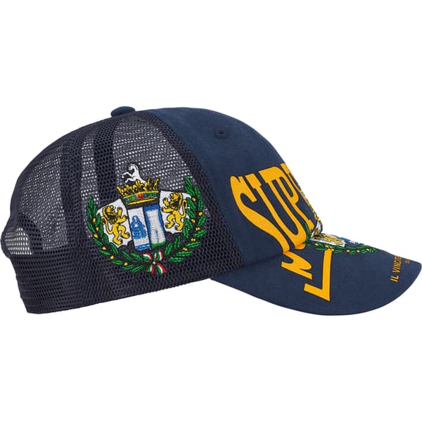 Supreme Crest Mesh Back 6-Panel - Navy (front)
