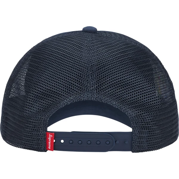 Supreme Crest Mesh Back 6-Panel - Navy (front)