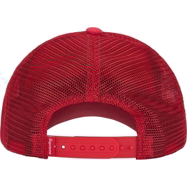 Supreme Crest Mesh Back 6-Panel - Red (front)
