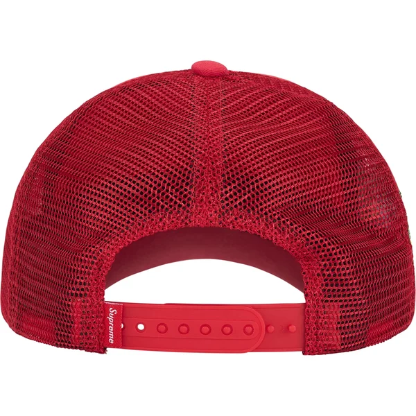 Supreme Crest Mesh Back 6-Panel - Red (front)