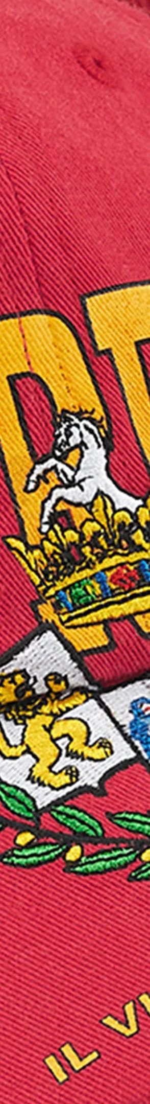 Supreme Crest Mesh Back 6-Panel - Red (front)