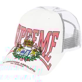 Supreme Crest Mesh Back 6-Panel White
