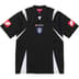 Supreme Crest Soccer Jersey - Black (front)