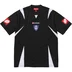 Supreme Crest Soccer Jersey - Black (front)