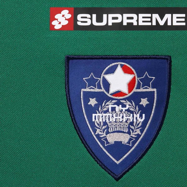 Supreme Crest Soccer Jersey - Green (front)