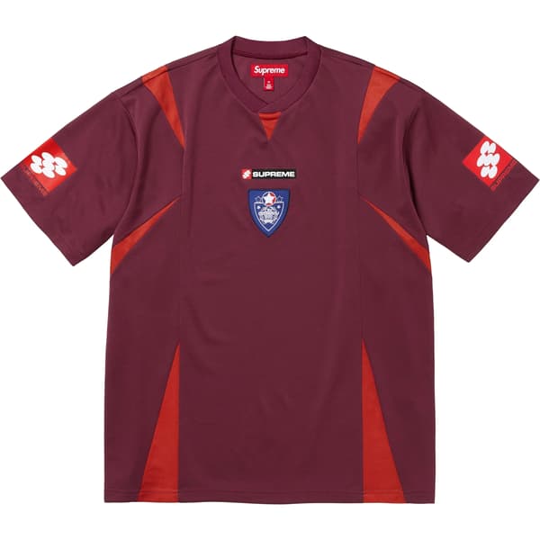 Supreme Crest Soccer Jersey - Maroon (front)