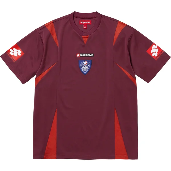 Supreme Crest Soccer Jersey - Maroon (front)