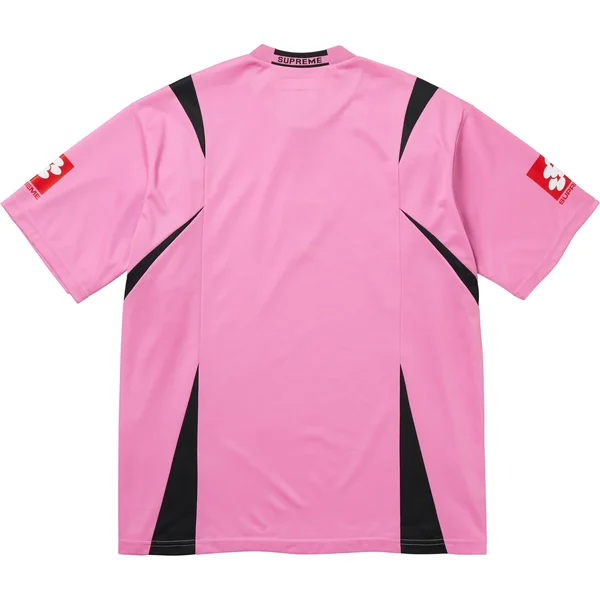 Supreme Crest Soccer Jersey - Pink (front)