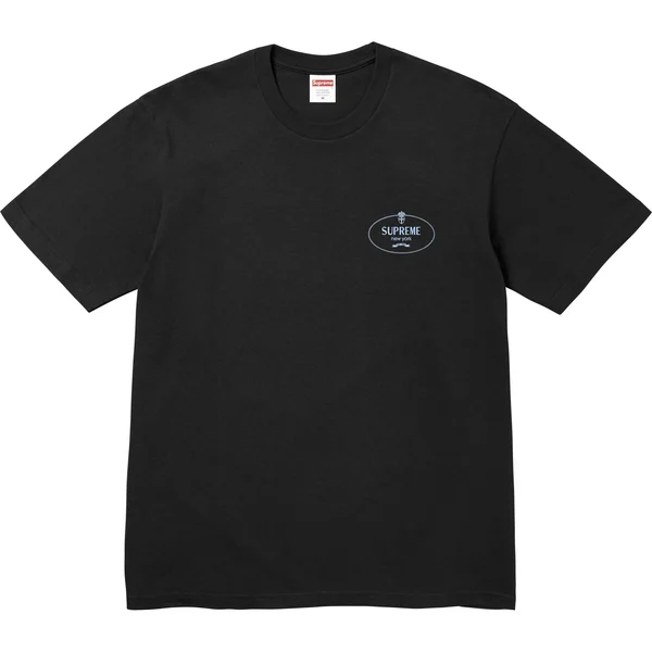 Supreme Crest Tee - Black (front)