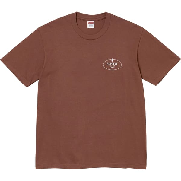 Supreme Crest Tee - Brown (front)
