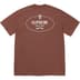 Supreme Crest Tee - Brown (front)