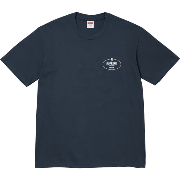 Supreme Crest Tee - Navy (front)