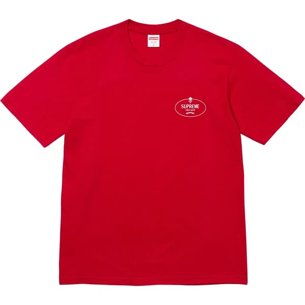 Supreme Crest Tee - Red (front)