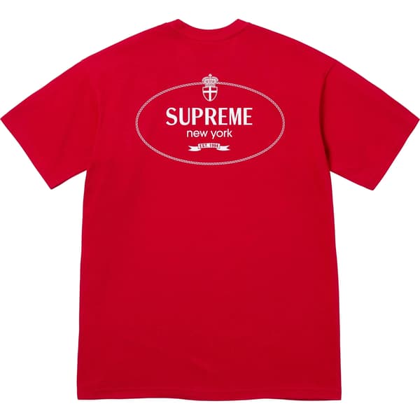 Supreme Crest Tee - Red (front)