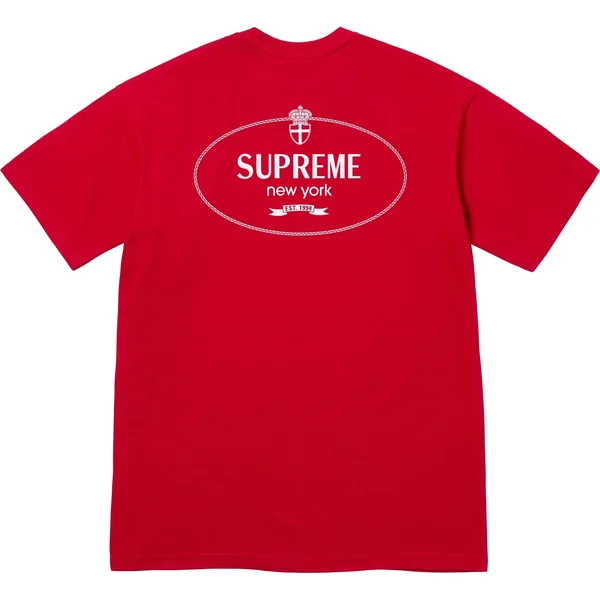 Supreme Crest Tee - Red (front)