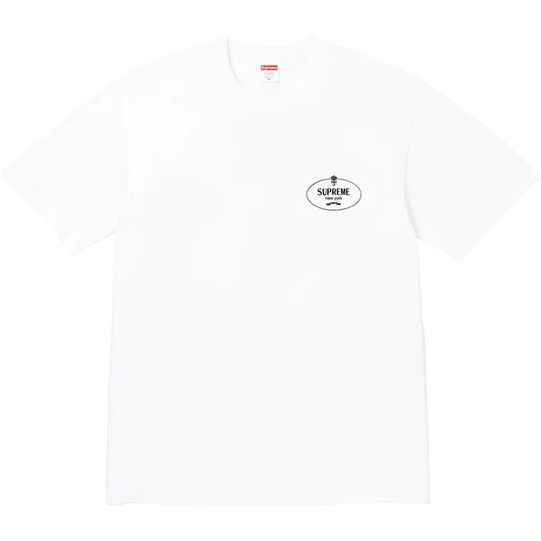Supreme Crest Tee - White (front)