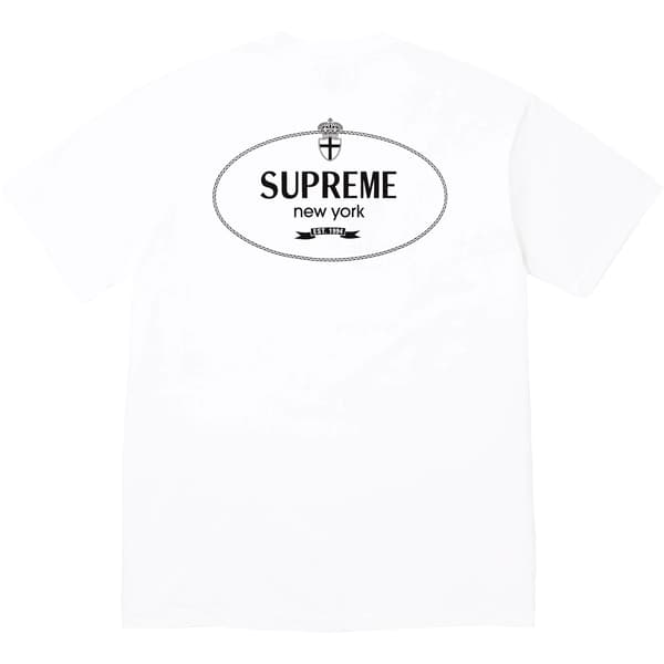 Supreme Crest Tee - White (front)