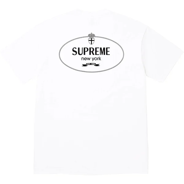 Supreme Crest Tee - White (front)