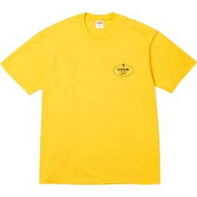 Supreme Crest Tee Yellow
