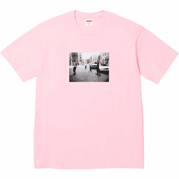 Supreme Crew 96 Tee - Light Pink (front)
