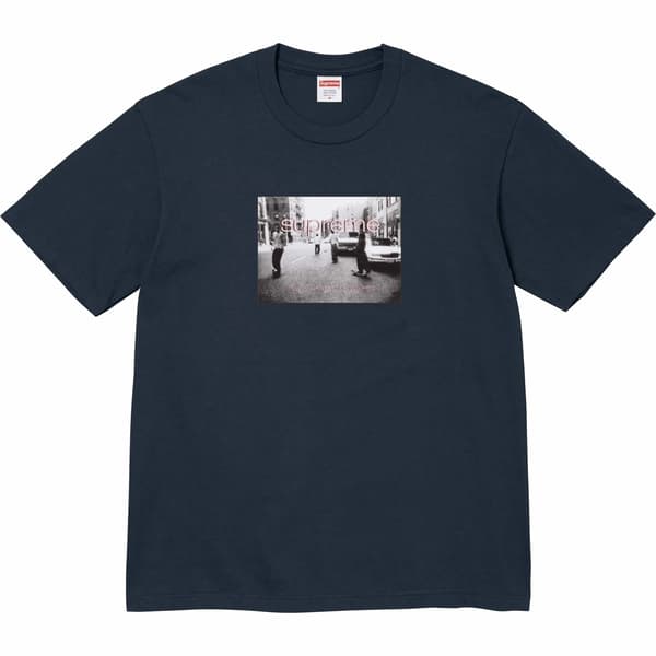 Supreme Crew 96 Tee - Navy (front)