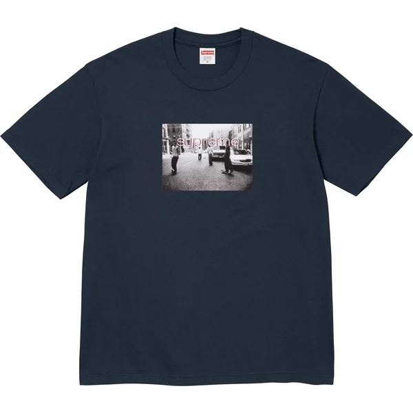 Supreme Crew 96 Tee - Navy (front)