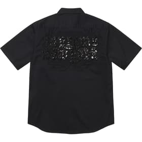 Supreme Croc Patch S/S Work Shirt Black