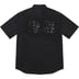 Supreme Croc Patch S/S Work Shirt - Black (front)