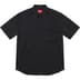 Supreme Croc Patch S/S Work Shirt - Black (front)