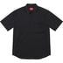 Supreme Croc Patch S/S Work Shirt - Black (front)