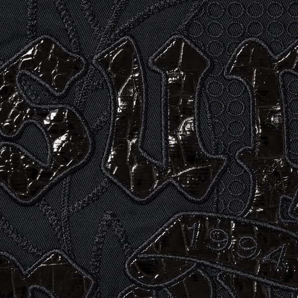 Supreme Croc Patch S/S Work Shirt - Black (front)