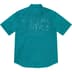 Supreme Croc Patch S/S Work Shirt - Teal (front)