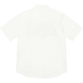 Supreme Croc Patch S/S Work Shirt White