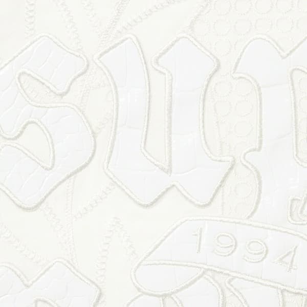 Supreme Croc Patch S/S Work Shirt - White (front)