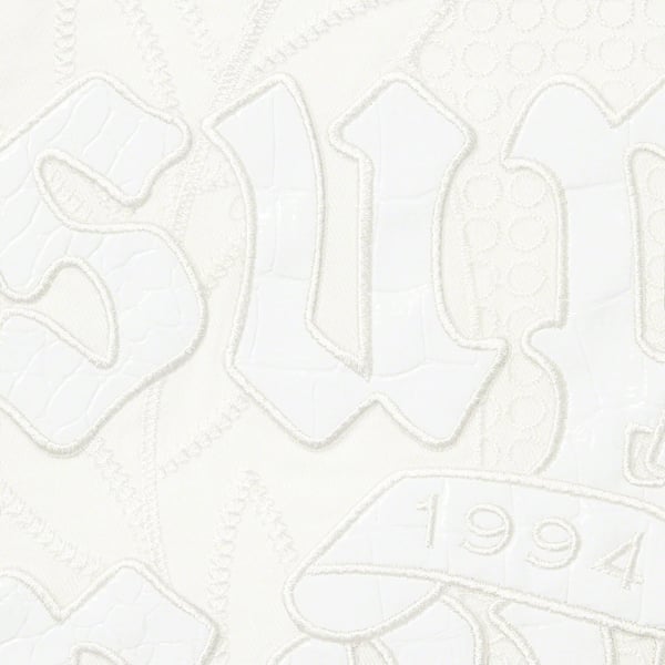 Supreme Croc Patch S/S Work Shirt - White (front)