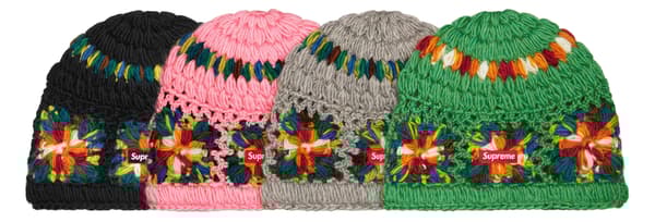 Supreme Crochet Beanie - Product Image