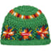 Supreme Crochet Beanie - Green (front)