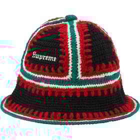 Supreme Crochet Edge Bell Hat Black