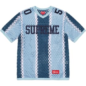 Supreme Crochet Football Jersey Slate