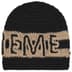 Supreme Crochet Logo Beanie - Black (front)