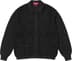 Supreme Crochet Zip Up Cardigan - Black (front)
