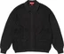 Supreme Crochet Zip Up Cardigan - Black (front)