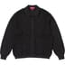 Supreme Crochet Zip Up Cardigan - Black (front)