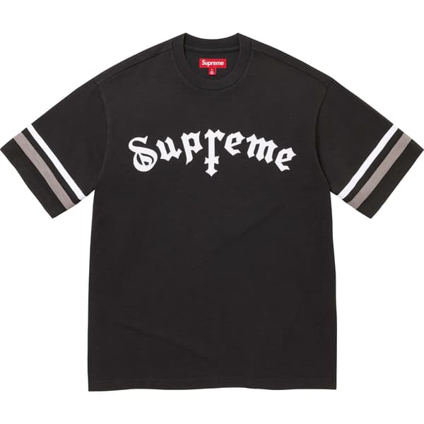 Supreme Cross S/S Top - Black (front)