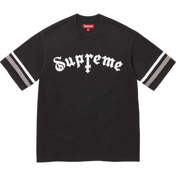 Supreme Cross S/S Top - Black (front)