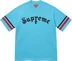 Supreme Cross S/S Top - Cyan (front)