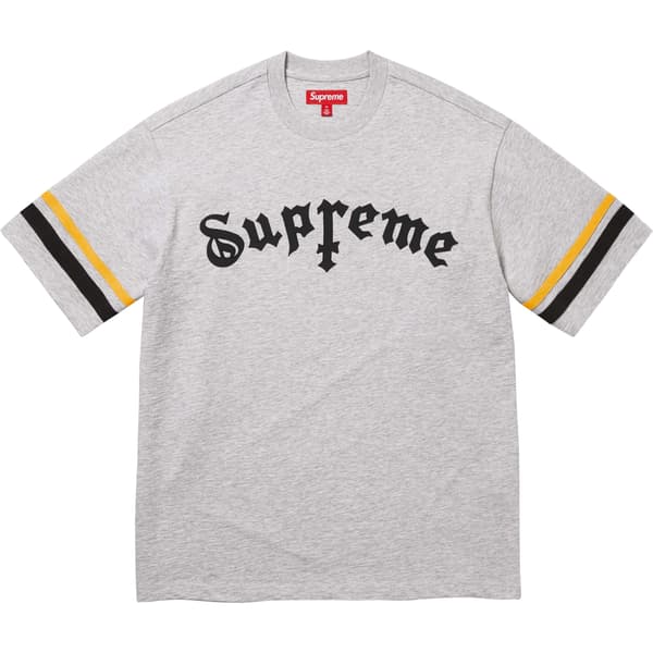Supreme Cross S/S Top - Heather Grey (front)