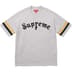 Supreme Cross S/S Top - Heather Grey (front)