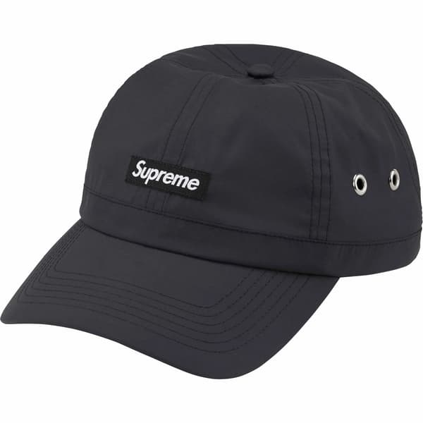 Supreme Crown Band Nylon 6-Panel - Black (front)